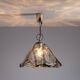 Murano glass pendant with chromed details
