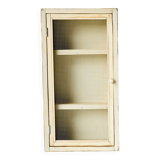 Armoire murale vintage avec verre, 1970'
