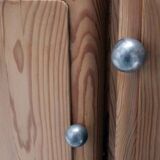 Low mado buffet, marble top, sanded