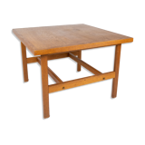 Coffee table in soap treated oak designed by Hans J. Wegner from the 1960s.