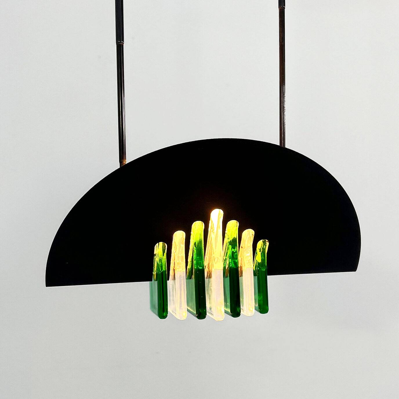 Postmodern Murano glass wall suspension by Mazzega, 1970