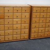 Pair of furniture from a 20th century Dutch apothecary