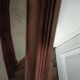 Vintage octagonal mirror in solid wood