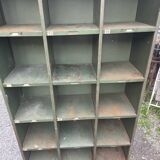 1950s iron workshop storage cabinet.