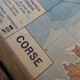 Ancient school map "Midi Mediterranean and Corsica" - Paul Kaeppelin