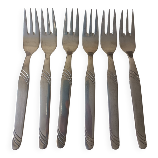 Fourchette en métal argenté