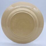 6 flat plates with a fine decoration of blue and gold borders.