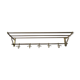 Brass coat rack