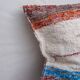 Handwoven cushion cover made from recycled cotton