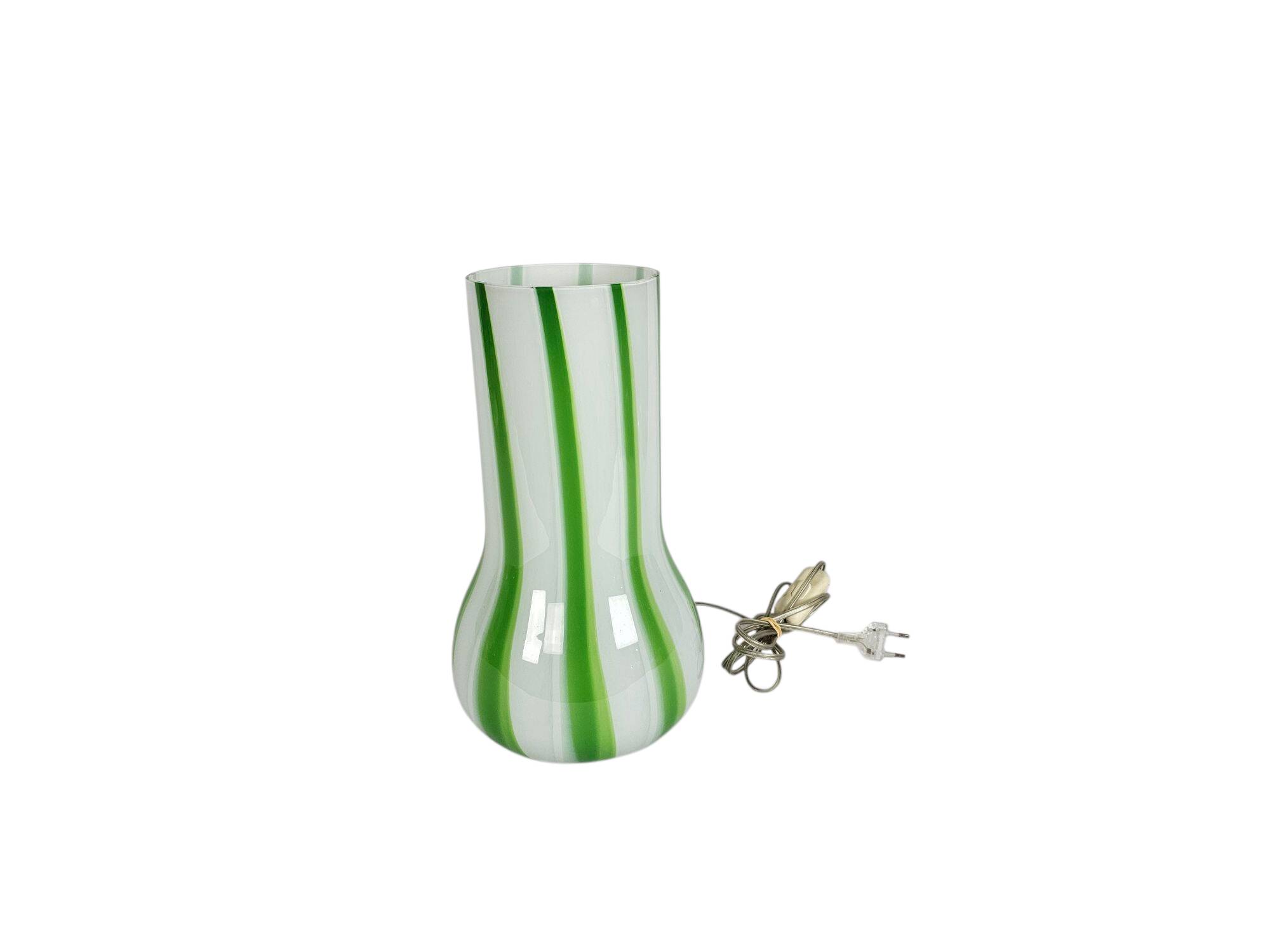 Hala Zeist - 'Candy stick/Lollipop lamp; - Murano glass - table lamp - 80's
