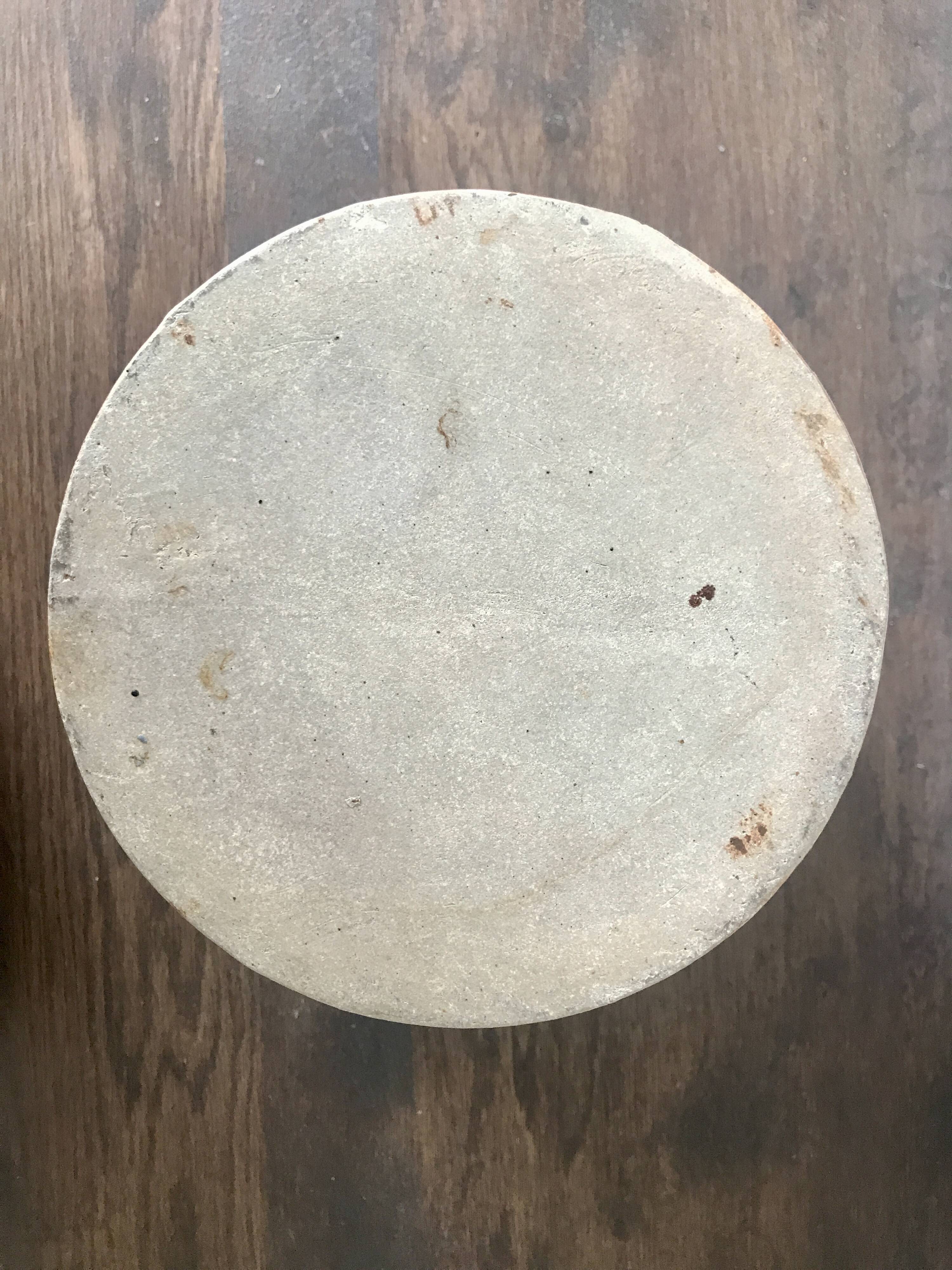 Brown glazed grease pot