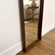 Scandinavian teak mirror — 123 x 32 cm