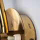 Arnold Wiigs wall lamp from plastic and brass
