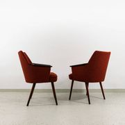 Chaises coquillage vintage, Pologne, années 1960, lot de 2