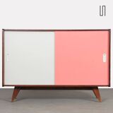 Vintage dark oak chest of drawers by Jiri Jiroutek, model U-452, 1960