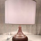 Table lamp with ceramic (stoneware) base - mid 20th century.