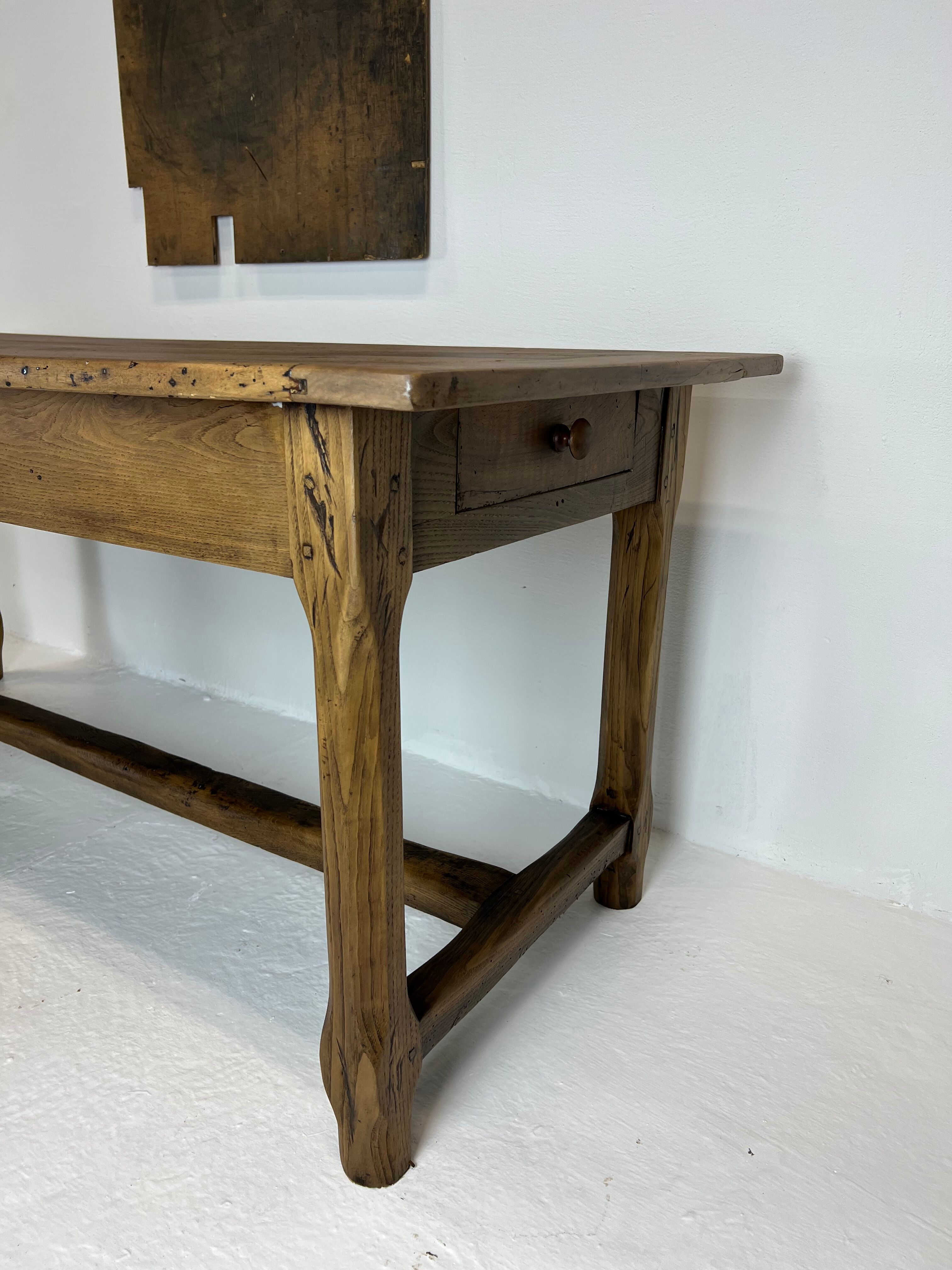 Old oak farmhouse table, 20s