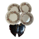 4 Johnson Bross dessert plates
