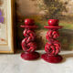 Ceramic candlesticks 1950