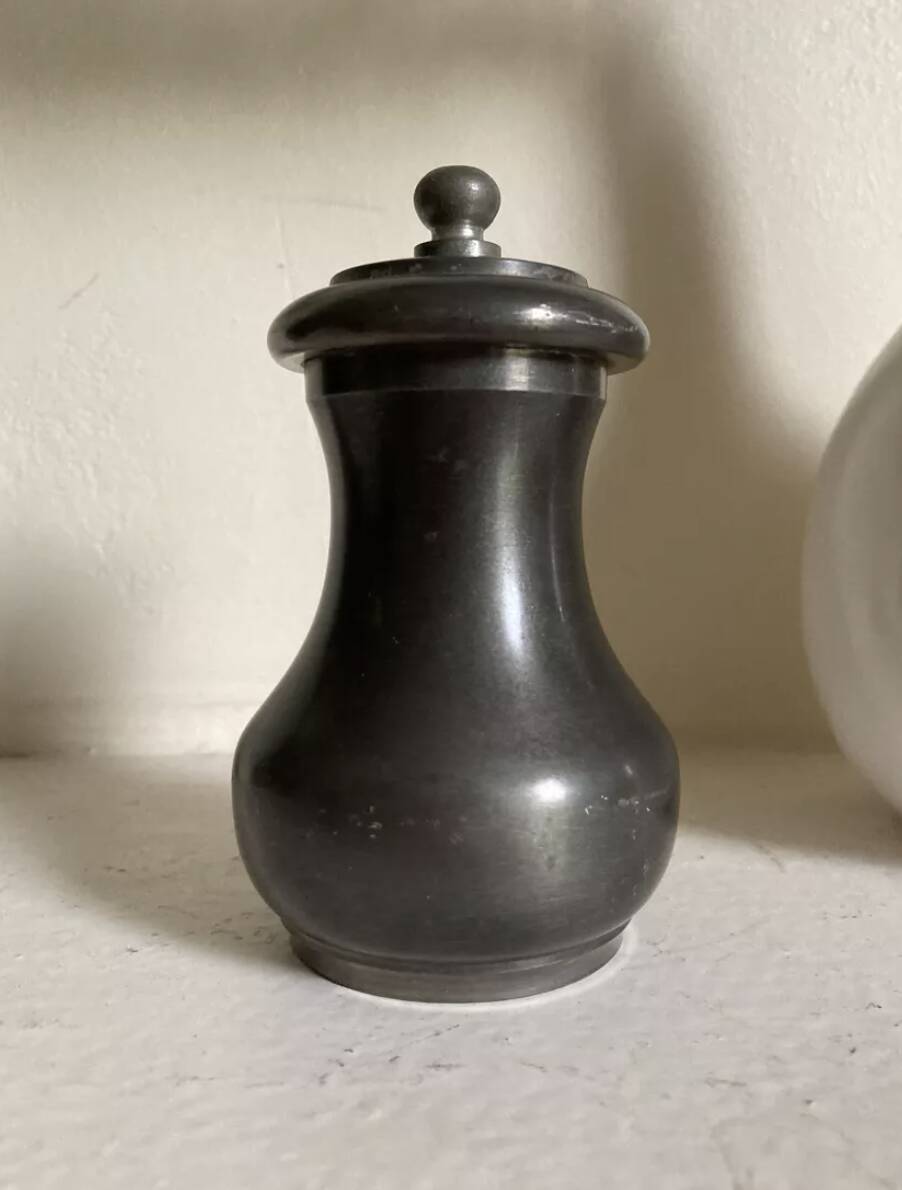 Peugeot pewter pepper pot