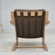 1970s, Swedish design by Åke Fribytter, armchair, leather, bentwood.