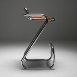 Suite de 5 tabourets de bar Dal Vera 'Les Arcs'  1960