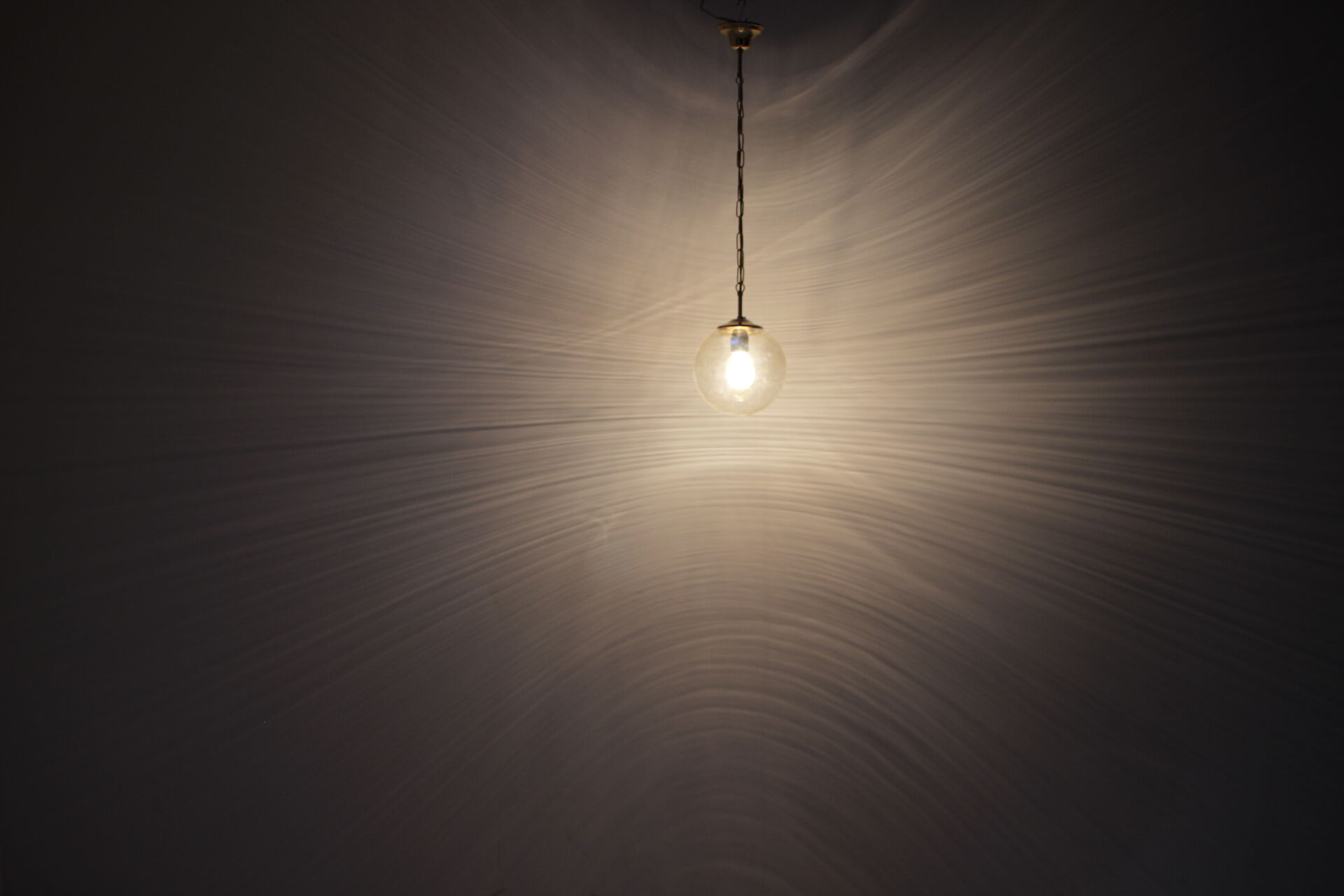 Hanging lamp Kamenický Šenov, 1970