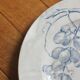 Round ironstone dish decorated with vines and grapes, late 19th-early 20th century