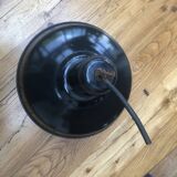 Black enameled lamp