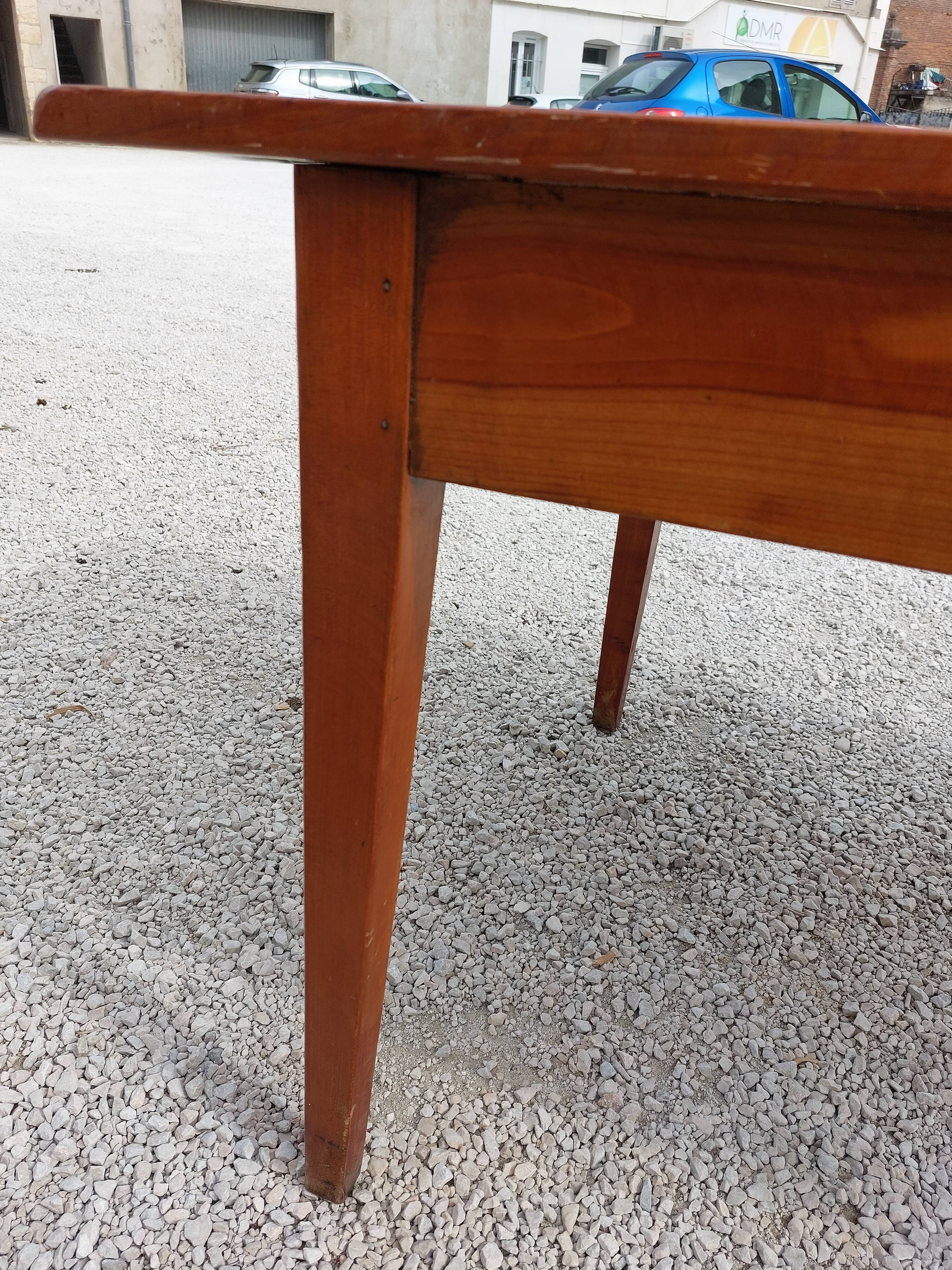 Cherry farm table 19th -1m50