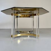 Ancienne table à manger design italien d'Alessandro Albrizzi années 70