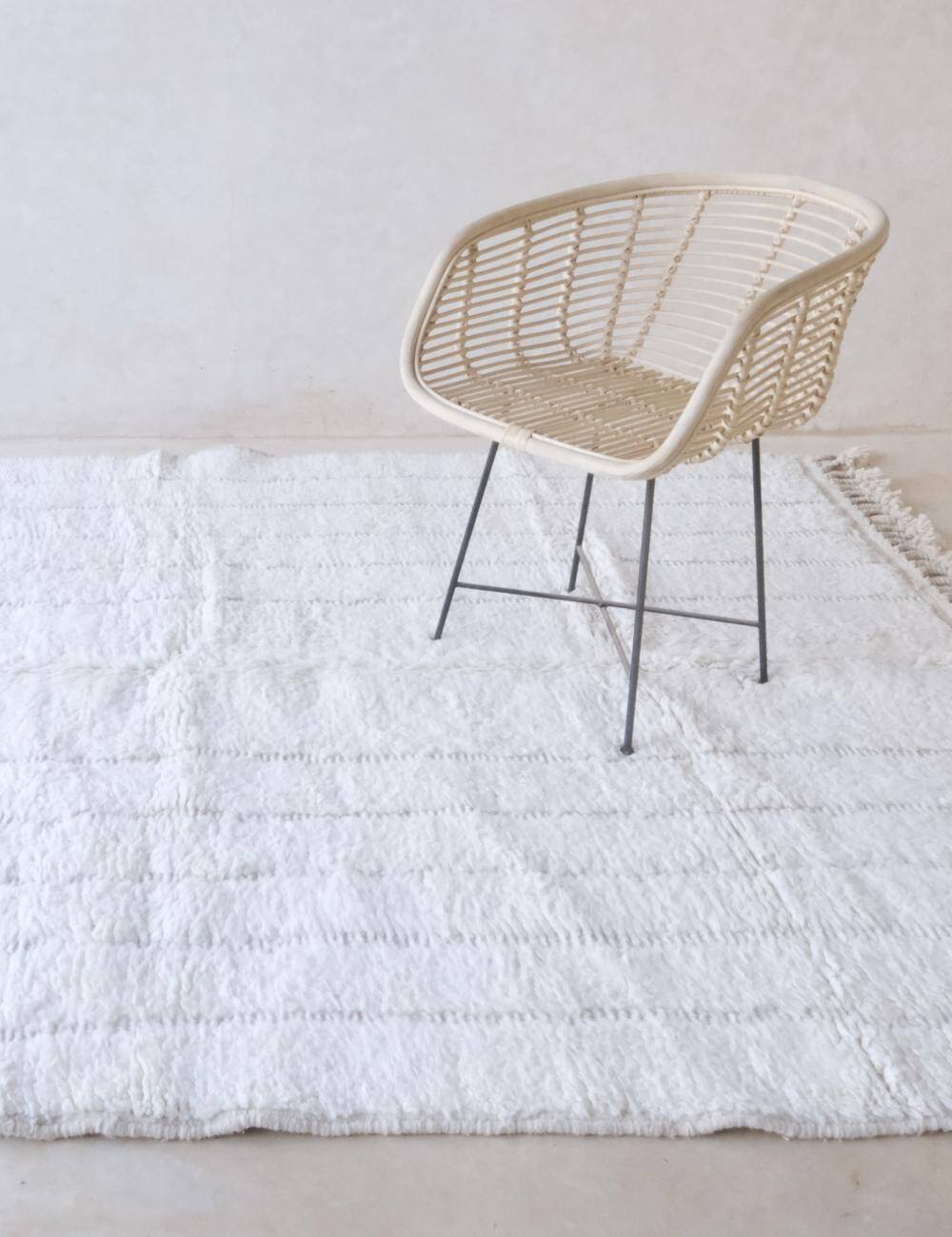 Tapis Blanc Berbère - 294 x 205 cm