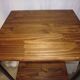 Extended workshop column on metal and wood stand