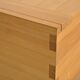 Solid elm chest by Maison Regain, 1970s