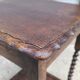1950s turned wood side table