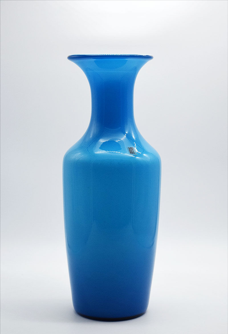 Vase Venini Opalino, années 1970