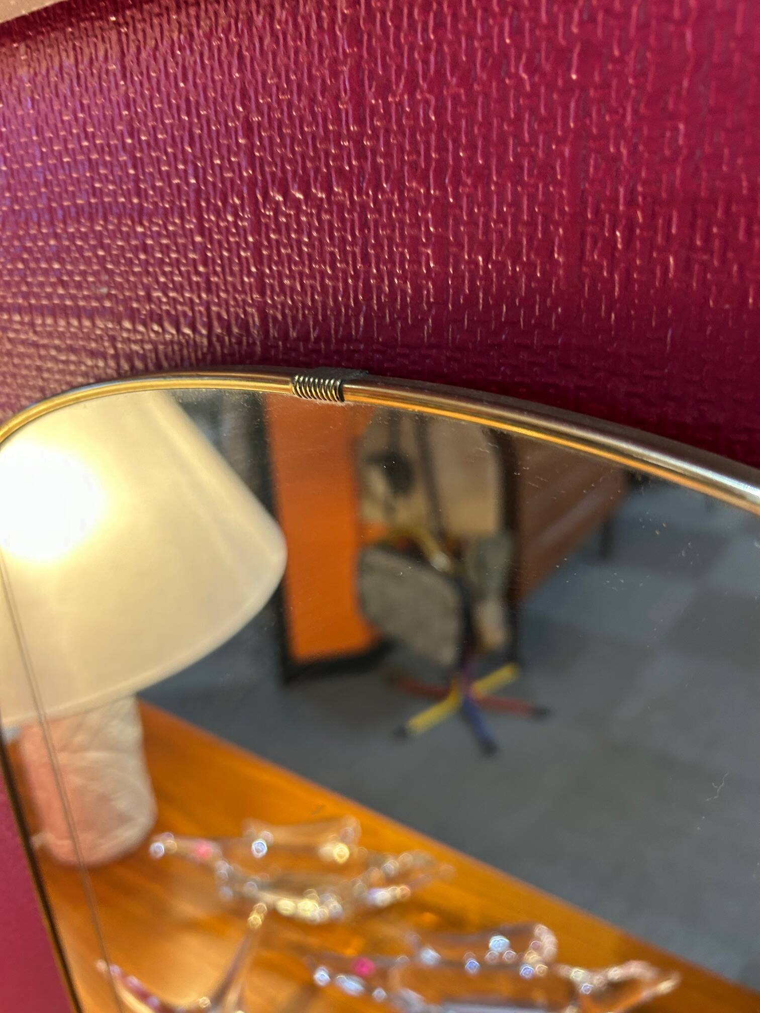 1950s rear-view mirror