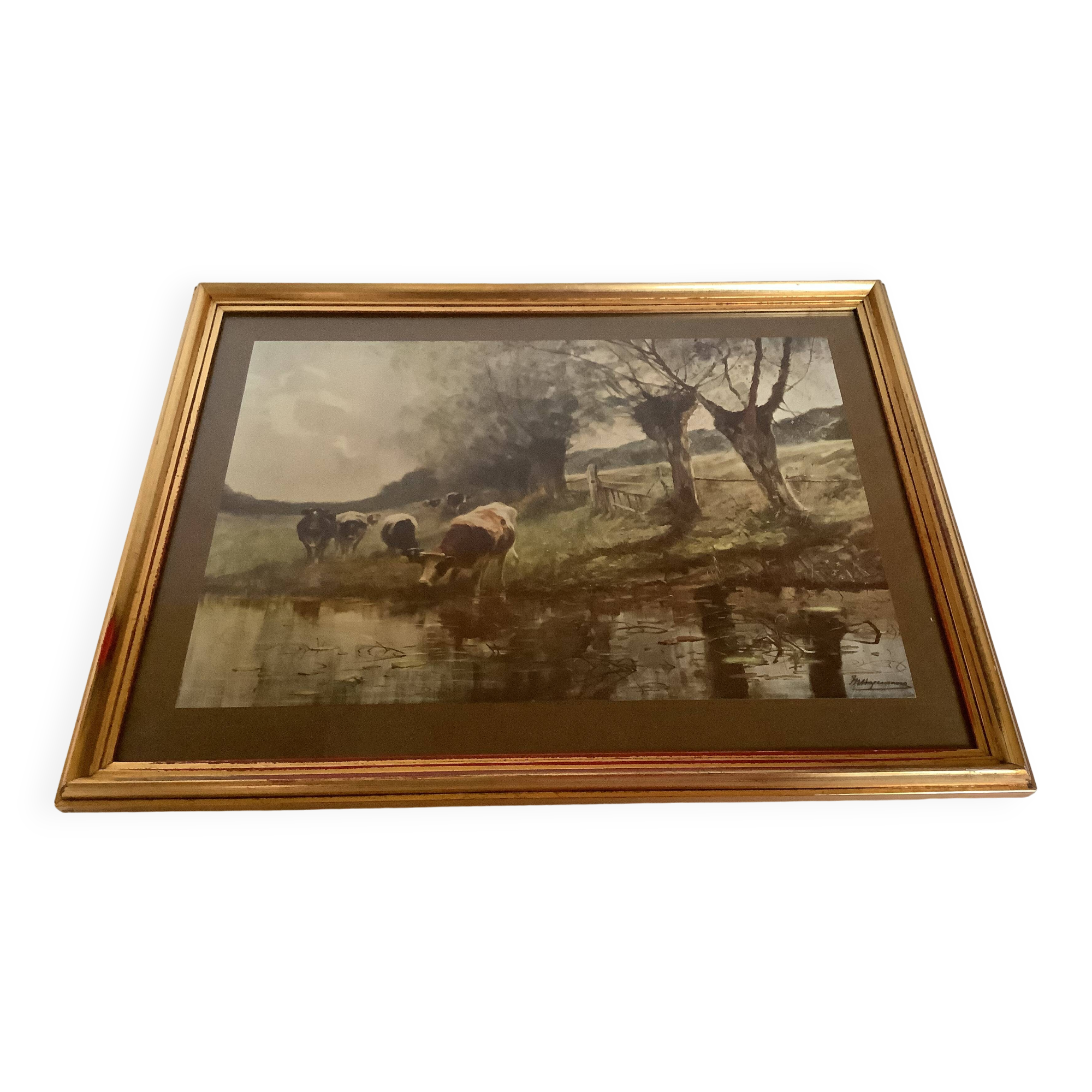 Frame with a countryside landscape