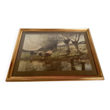 Frame with a countryside landscape