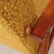Two Lounge Chairs Vintage Mustard Boucle,  Mid Century Design, 1960