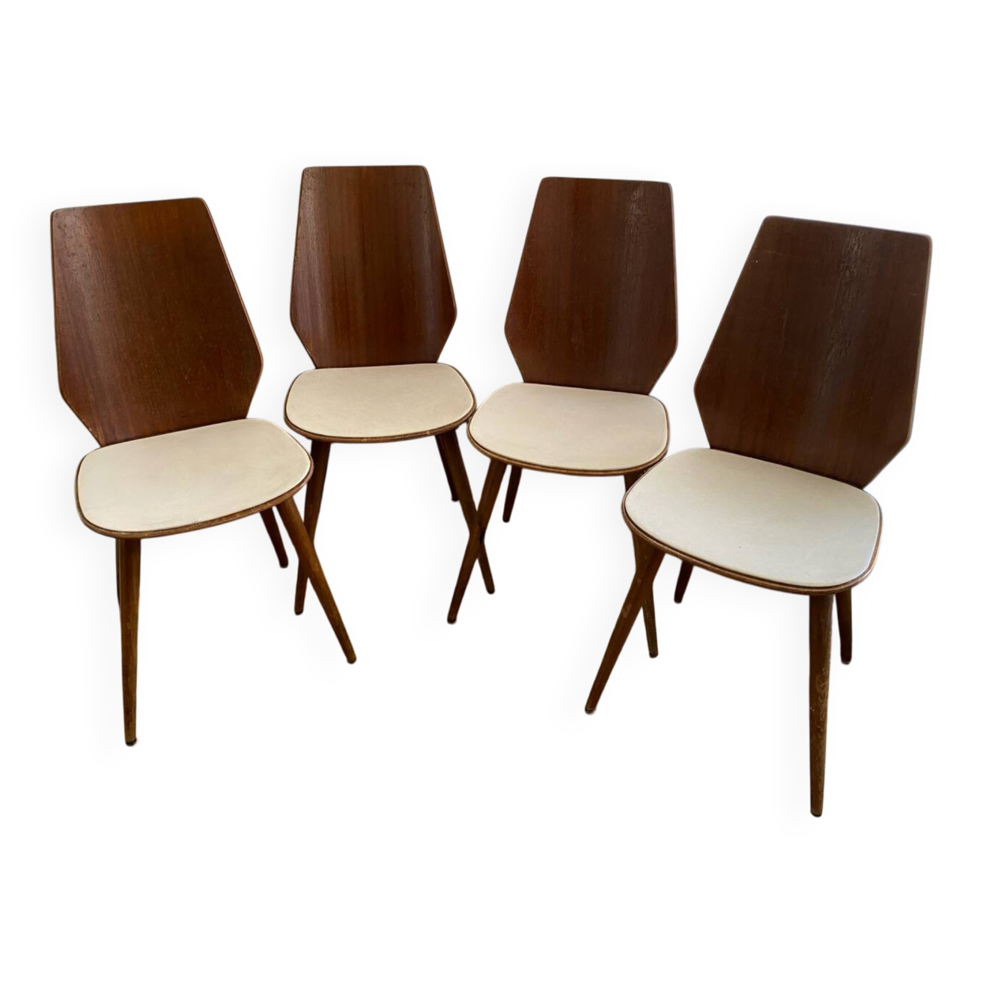 4 Baumann chairs