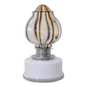Murano glass lamp, tulip-shaped