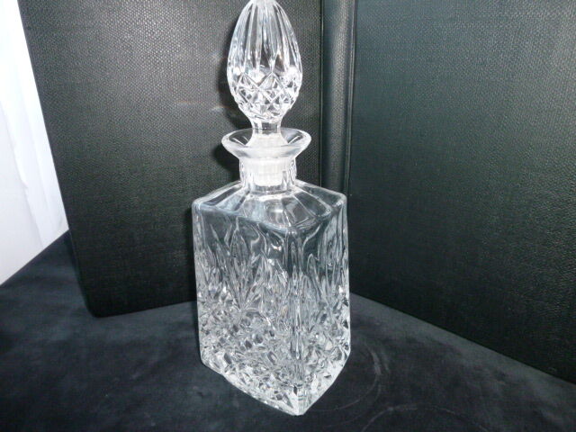 Cut glass whisky carafe