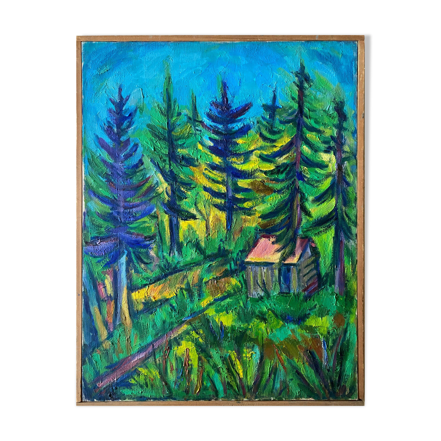 Painting from Haute Savoie by Marcelle Guetta-Fattal