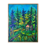 Painting from Haute Savoie by Marcelle Guetta-Fattal