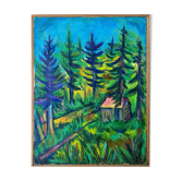Tableau de Haute Savoie par Marcelle Guetta-Fattal