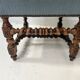 Pair of Louis XIII style twisted oak chairs from the 19th century.