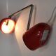 Space age design lamp kreo-lite na-718 red japan