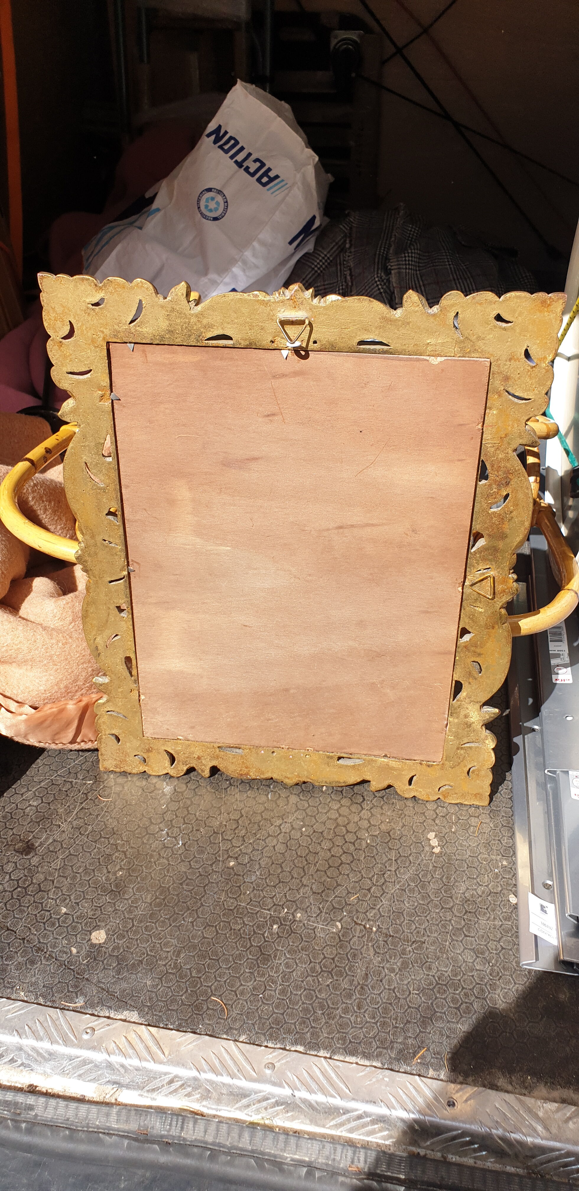 Classic golden neo mirror