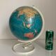 Vintage globe 1979 terrestrial Taride twisted metal 35 cm